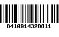 Código de Barras 8410914320811