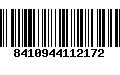 Código de Barras 8410944112172