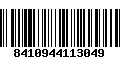 Código de Barras 8410944113049