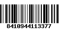 Código de Barras 8410944113377