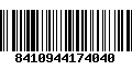 Código de Barras 8410944174040