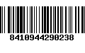 Código de Barras 8410944290238