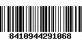 Código de Barras 8410944291068