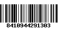 Código de Barras 8410944291303