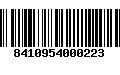 Código de Barras 8410954000223