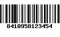 Código de Barras 8410958123454