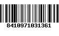 Código de Barras 8410971031361