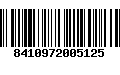 Código de Barras 8410972005125