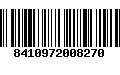 Código de Barras 8410972008270