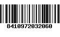 Código de Barras 8410972032060