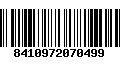 Código de Barras 8410972070499