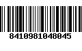 Código de Barras 8410981048045