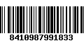 Código de Barras 8410987991833