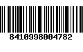 Código de Barras 8410998004782