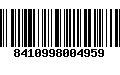 Código de Barras 8410998004959