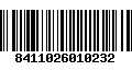 Código de Barras 8411026010232