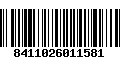 Código de Barras 8411026011581