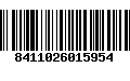 Código de Barras 8411026015954