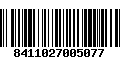 Código de Barras 8411027005077