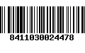 Código de Barras 8411030024478