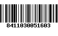 Código de Barras 8411030051603