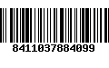 Código de Barras 8411037884099