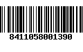 Código de Barras 8411058001390