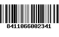 Código de Barras 8411066002341