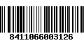 Código de Barras 8411066003126