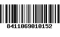 Código de Barras 8411069010152