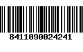 Código de Barras 8411090024241