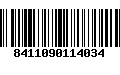 Código de Barras 8411090114034