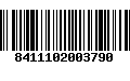 Código de Barras 8411102003790