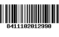 Código de Barras 8411102012990