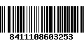 Código de Barras 8411108603253