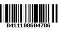 Código de Barras 8411108604786