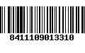 Código de Barras 8411109013310