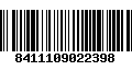 Código de Barras 8411109022398