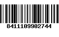 Código de Barras 8411109902744