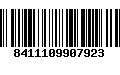 Código de Barras 8411109907923