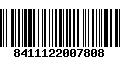 Código de Barras 8411122007808