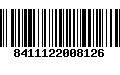 Código de Barras 8411122008126