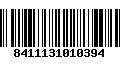 Código de Barras 8411131010394