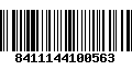 Código de Barras 8411144100563