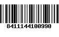 Código de Barras 8411144100990