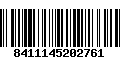 Código de Barras 8411145202761