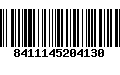 Código de Barras 8411145204130