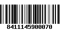 Código de Barras 8411145900070