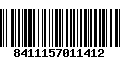 Código de Barras 8411157011412