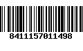 Código de Barras 8411157011498